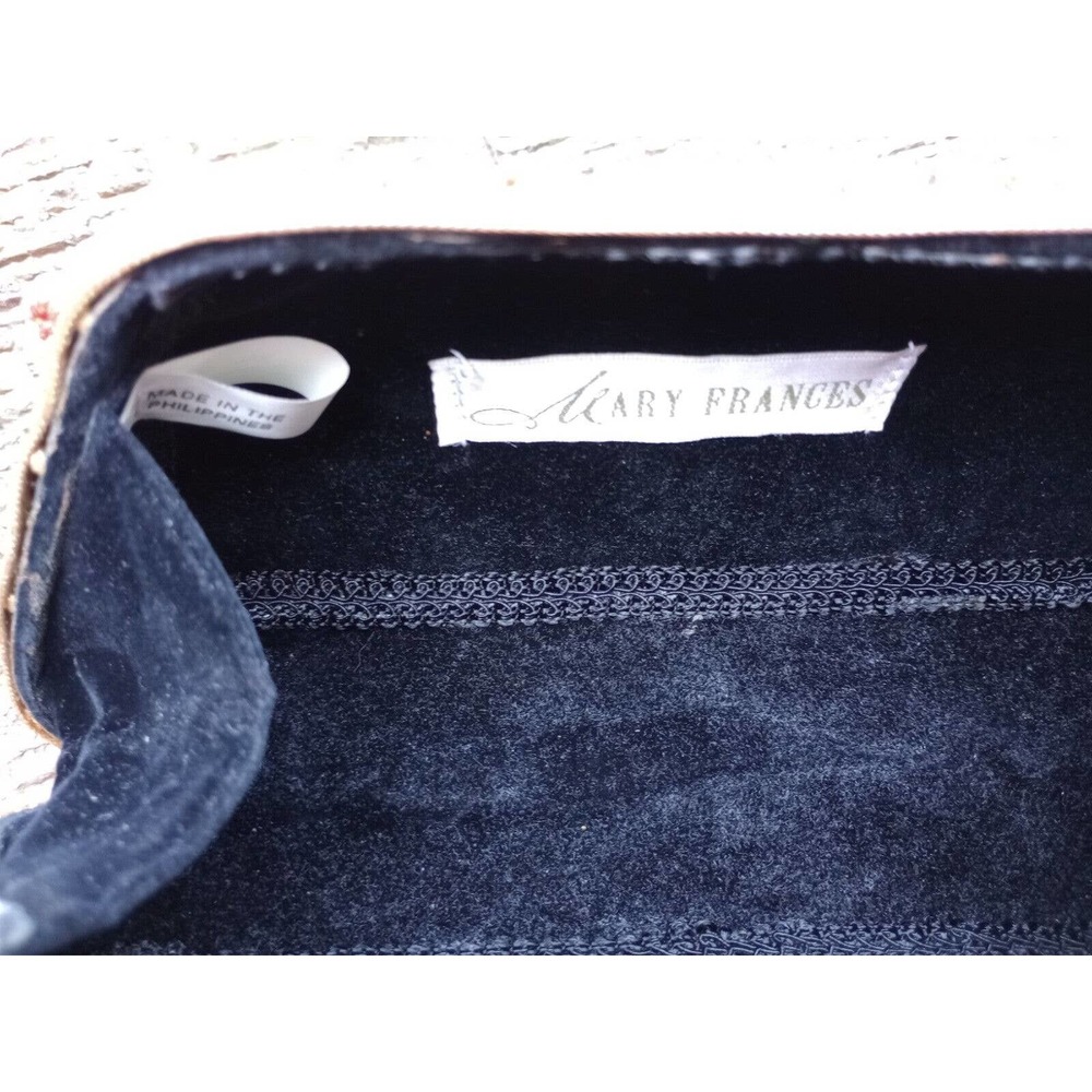 Mary Frances Beaded Evening Handbag Purse Clutch / Cross Body Geometric VTG 70s - Picture 5 of 7